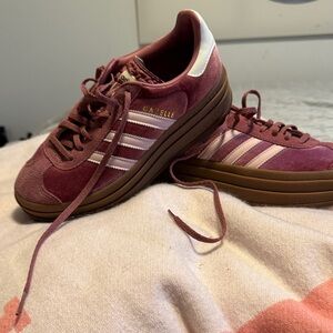 Adidas Gazelle Women's Burgundy Sneakers